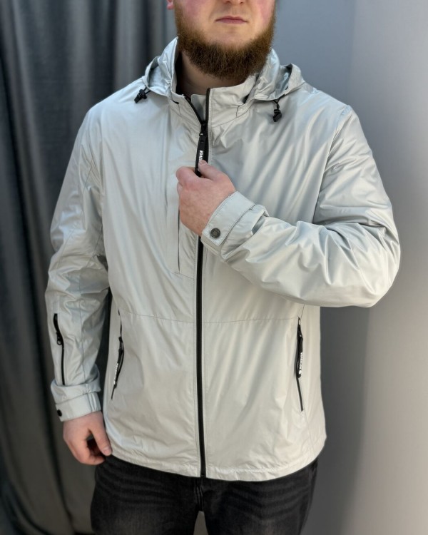 Чоловіча вітрозахисна куртка з капюшоном premium windbreaker