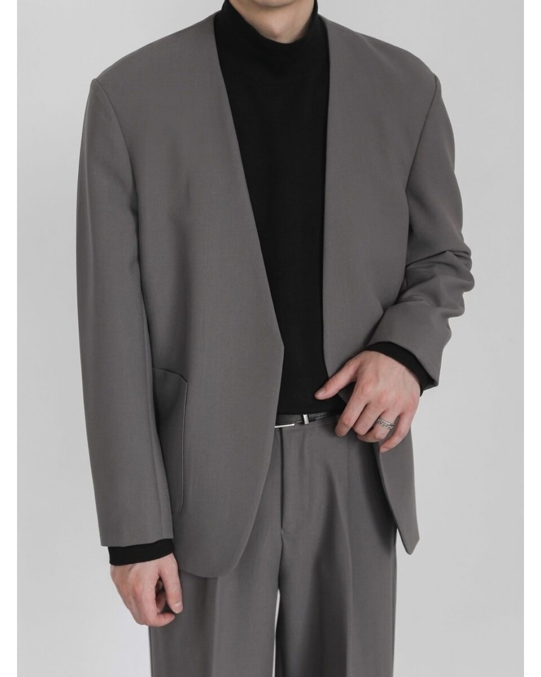 Стильний чоловічий піджак прямого крою casual style