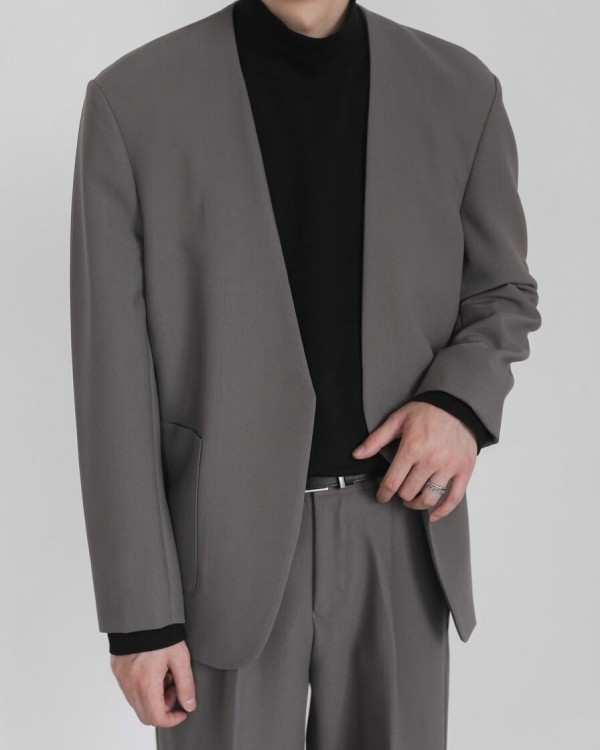 Стильний чоловічий піджак прямого крою casual style