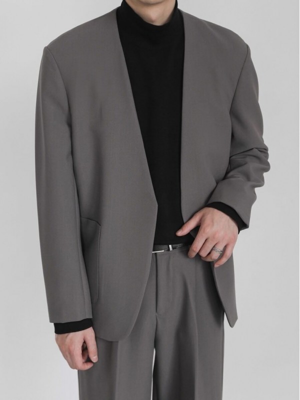 Стильний чоловічий піджак прямого крою casual style