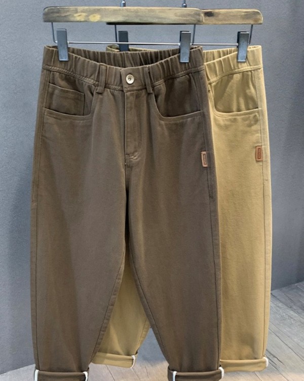 Чоловічі бавовняні джинси mom в ексклюзивному кольорі casual comfort