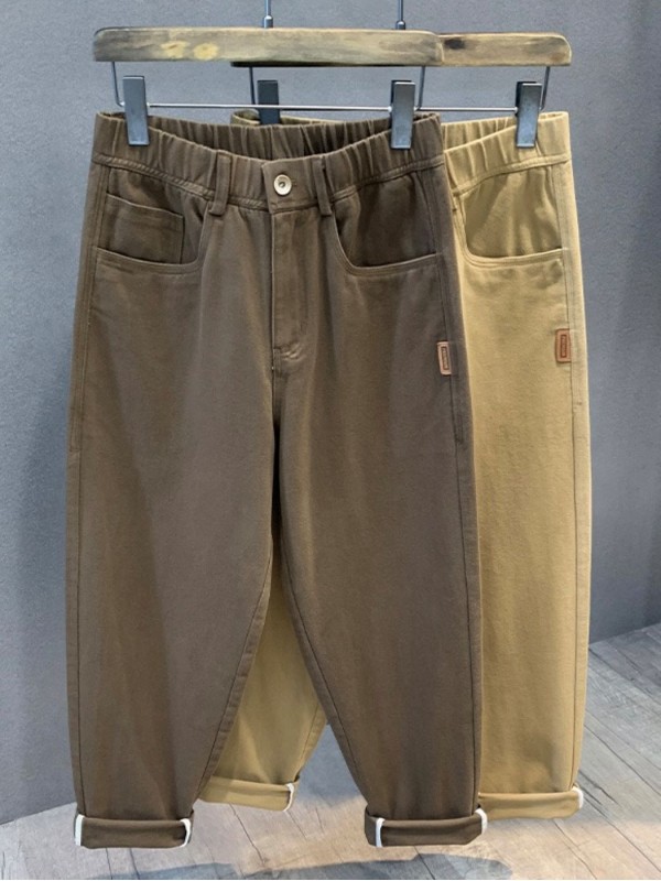 Чоловічі бавовняні джинси mom в ексклюзивному кольорі casual comfort