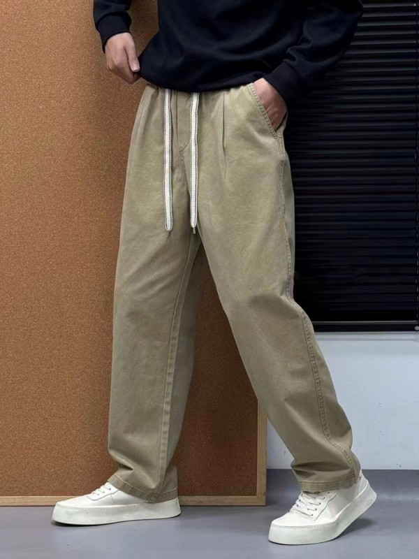 Штани вільного крою бавовняні на резинці pure-workwear