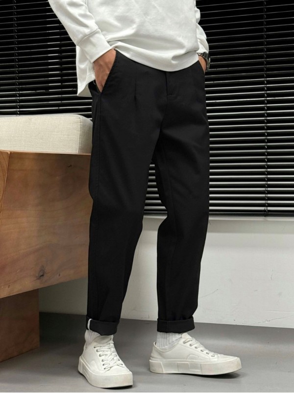 Класичні чоловічі штани в стилі city casual 