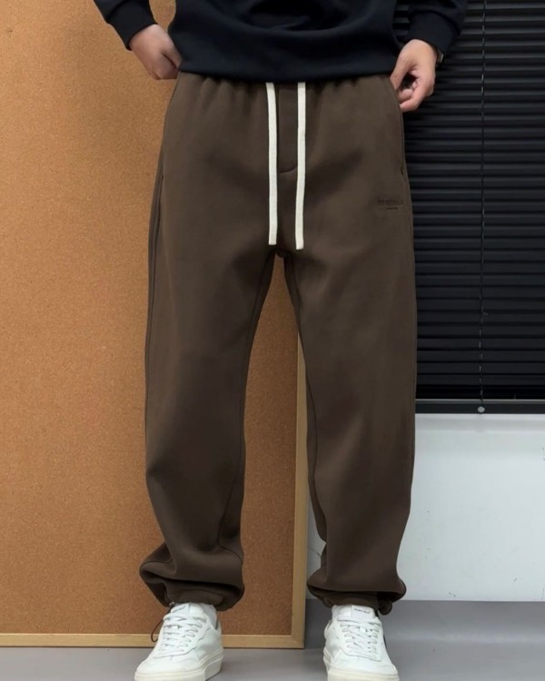 Чоловічі універсальні флісові штани на резинці cozy fleece