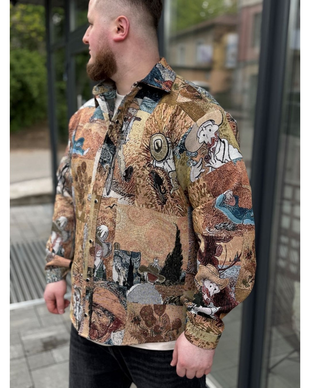 Сорочка гобеленова з художнім зображенням Van Gogh images