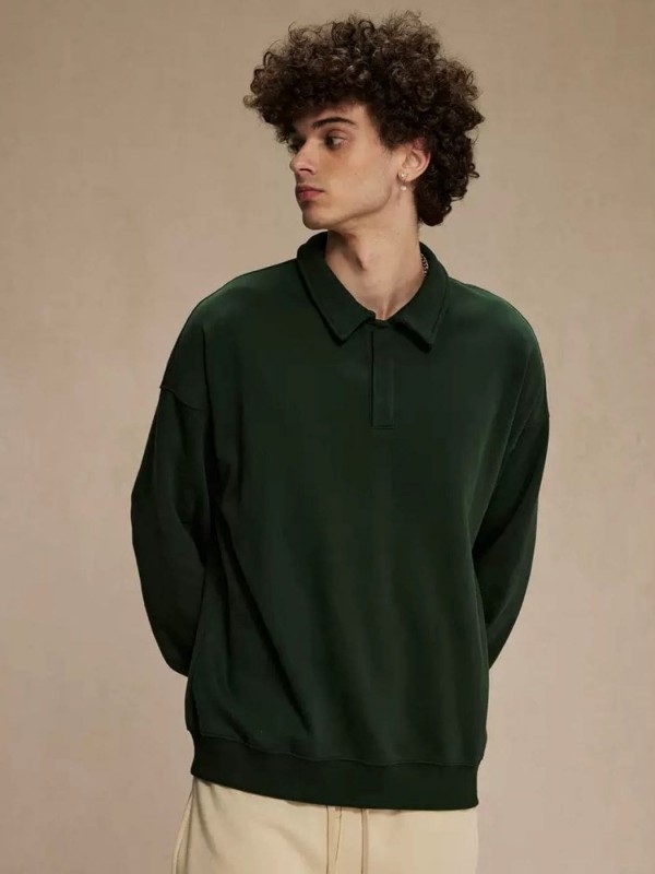 Універсальне утеплене поло в класичному стилі soft classic