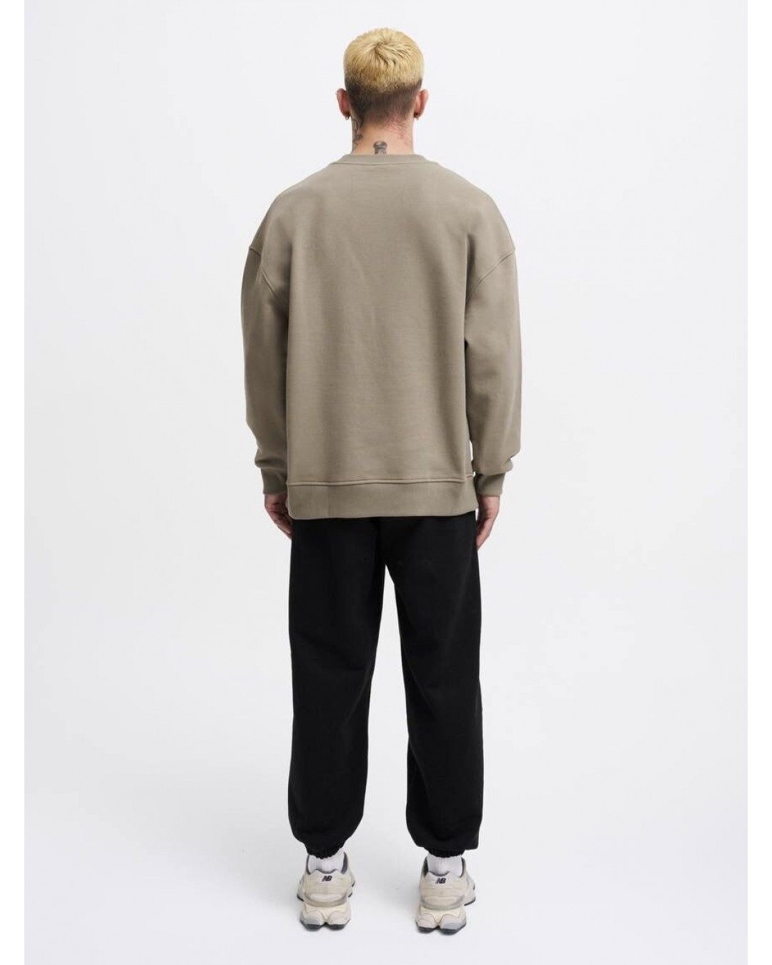 Базовий м'який світшот оверсайз крою pure cotton  -  Зображення 16