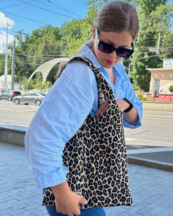 Шопер з анімалістичним принтом