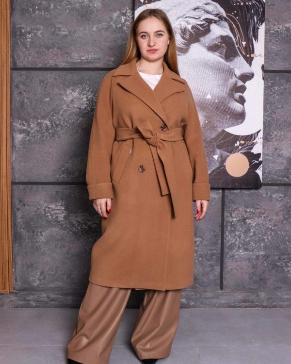 Двобортне жіноче пальто classic wool coat