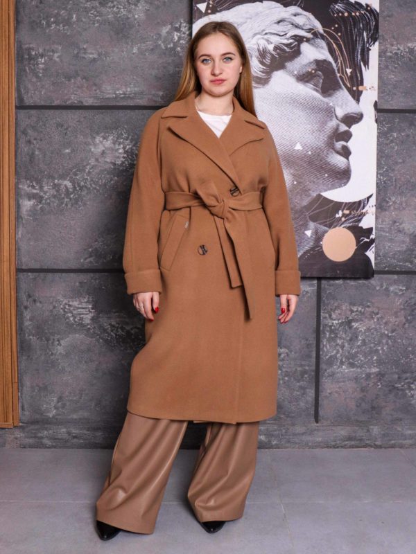 Двобортне жіноче пальто classic wool coat