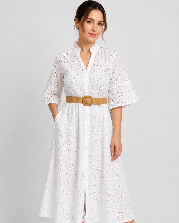 Літня сукня з прошви elegant cotton dress