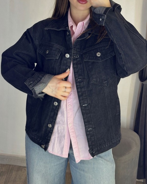 Стильна джинсова куртка basic denim jacket