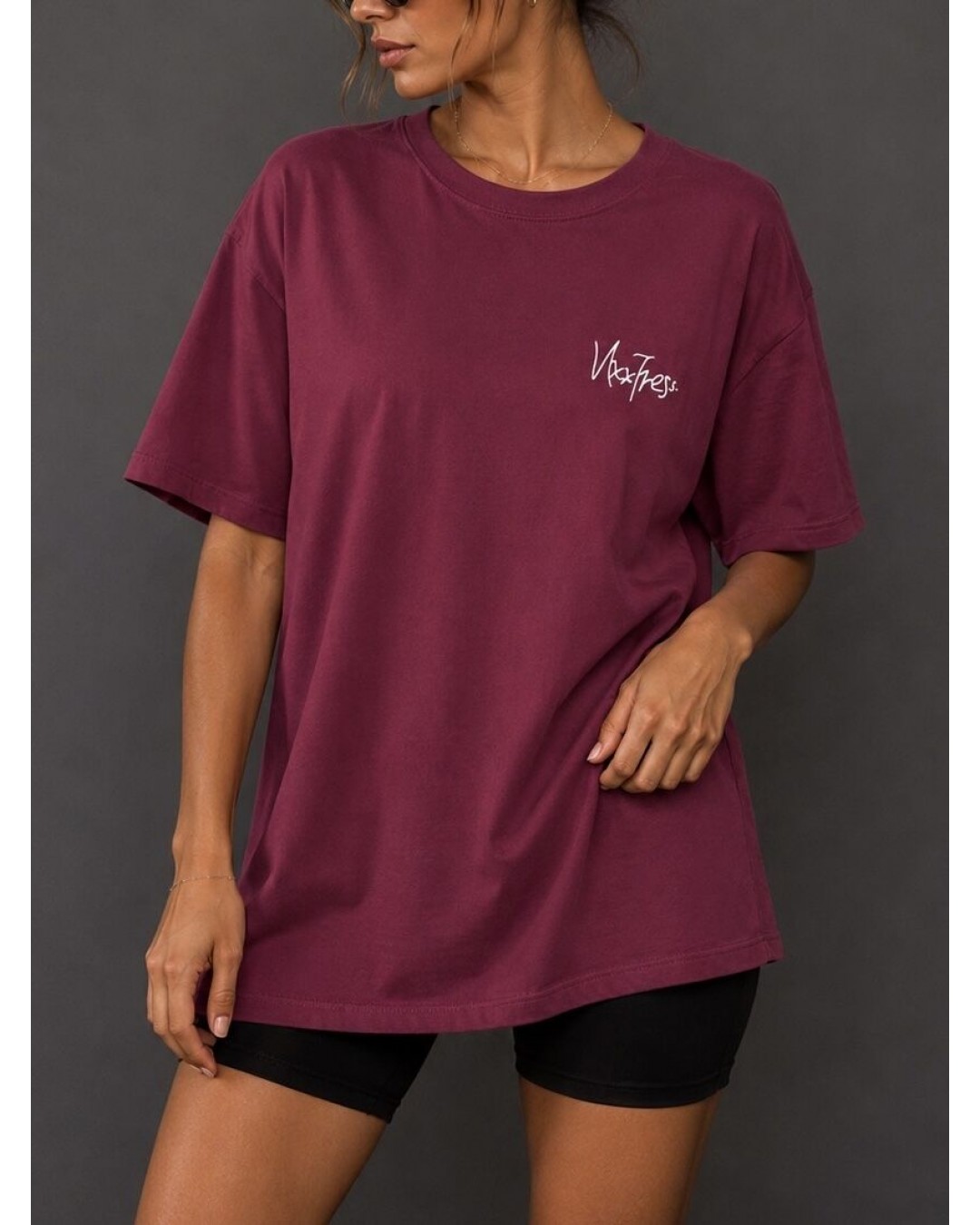 Жіноча футболка з принтом oversized T-shirt with print