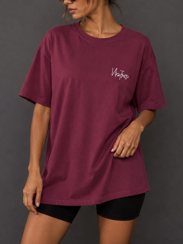 Жіноча футболка з принтом oversized T-shirt with print