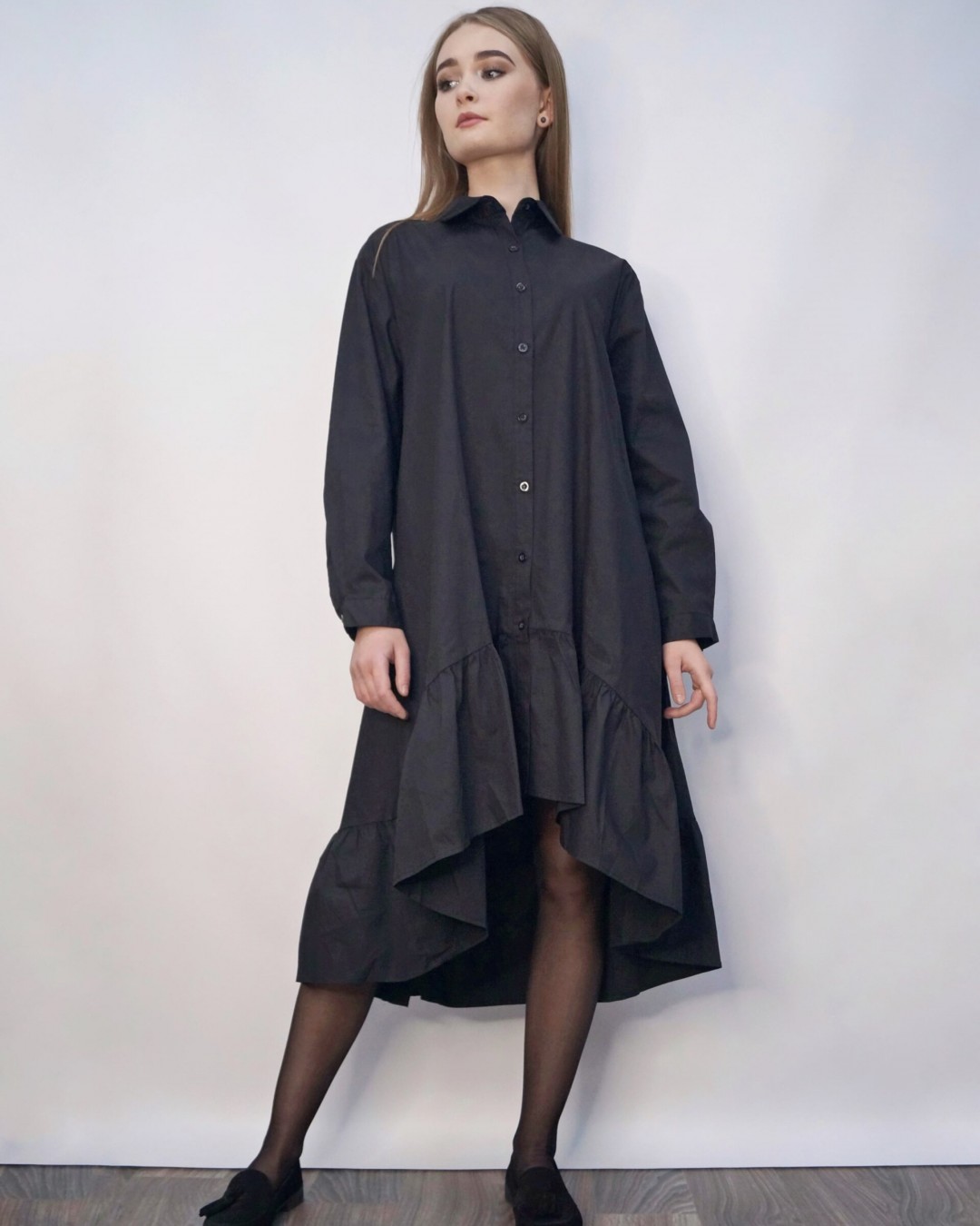 Стильна сукня з воланом знизу chic dress Стильна сукня з воланом знизу chic dress